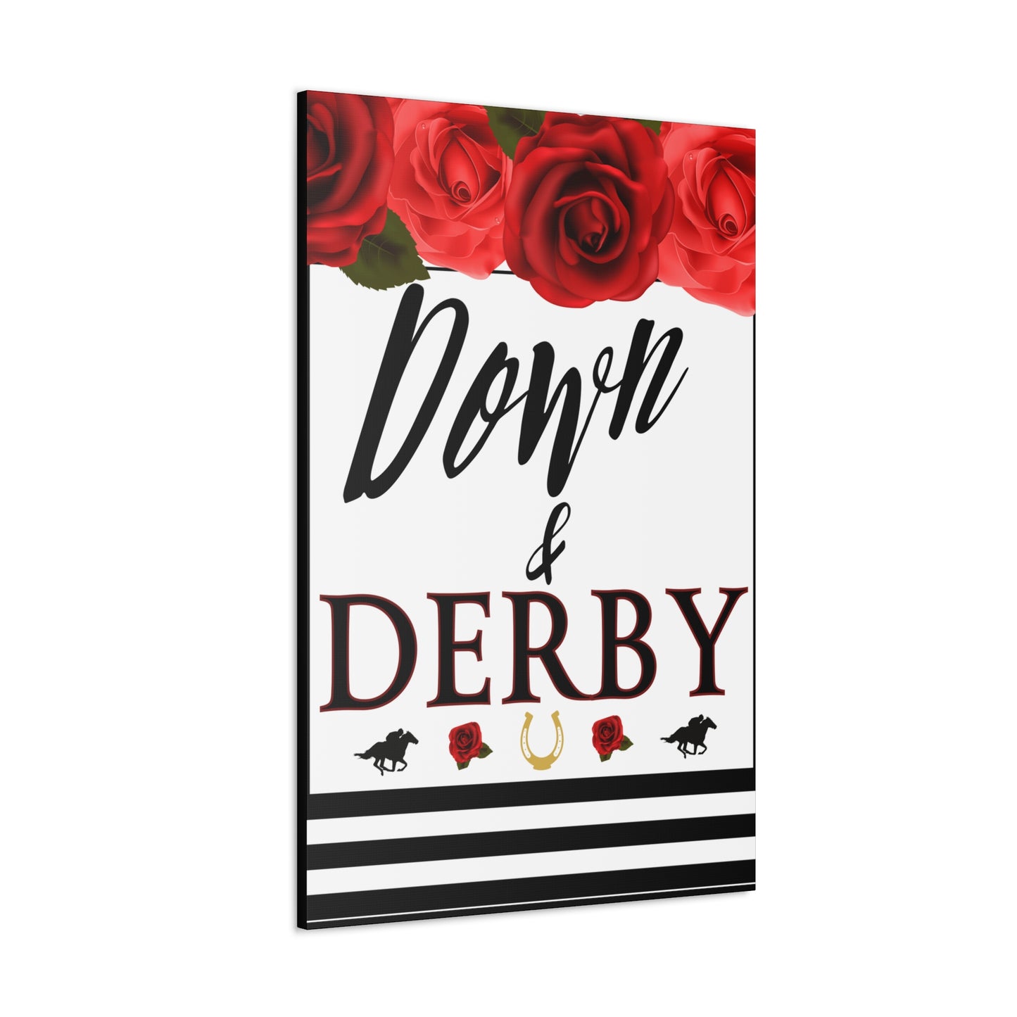 Kentucky Derby Canvas, Kentucky Party Welcome sign,  Kentucky Derby Party, Down and Derby