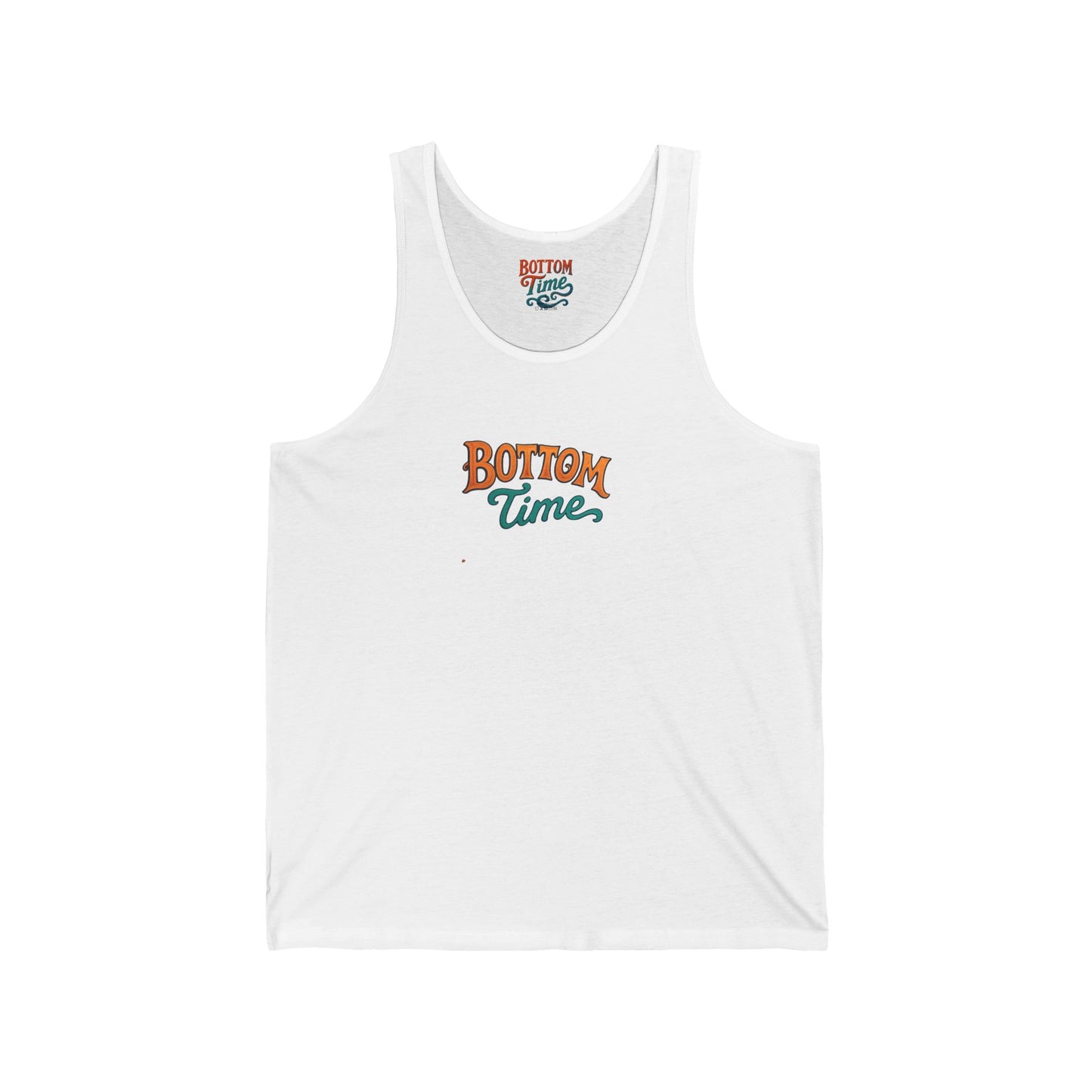 Ocean Themed Bottom Time Unisex Jersey Tank Top – Perfect for Beach Days
