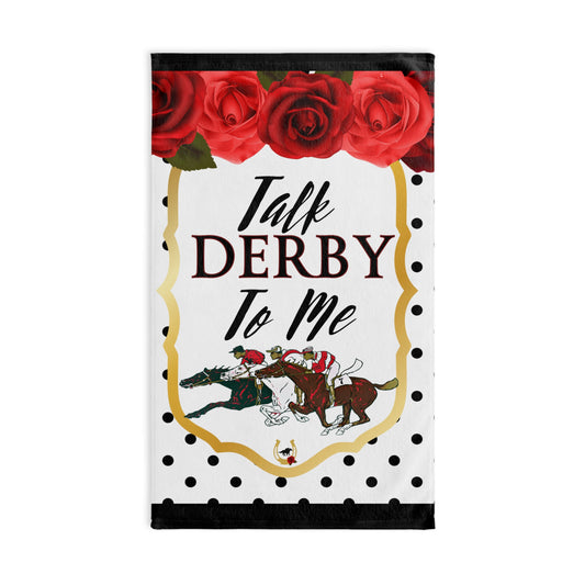 Kentucky Derby Hand Towel,  Kentucky Derby Party, Down and Derby, Talk Derby to me
