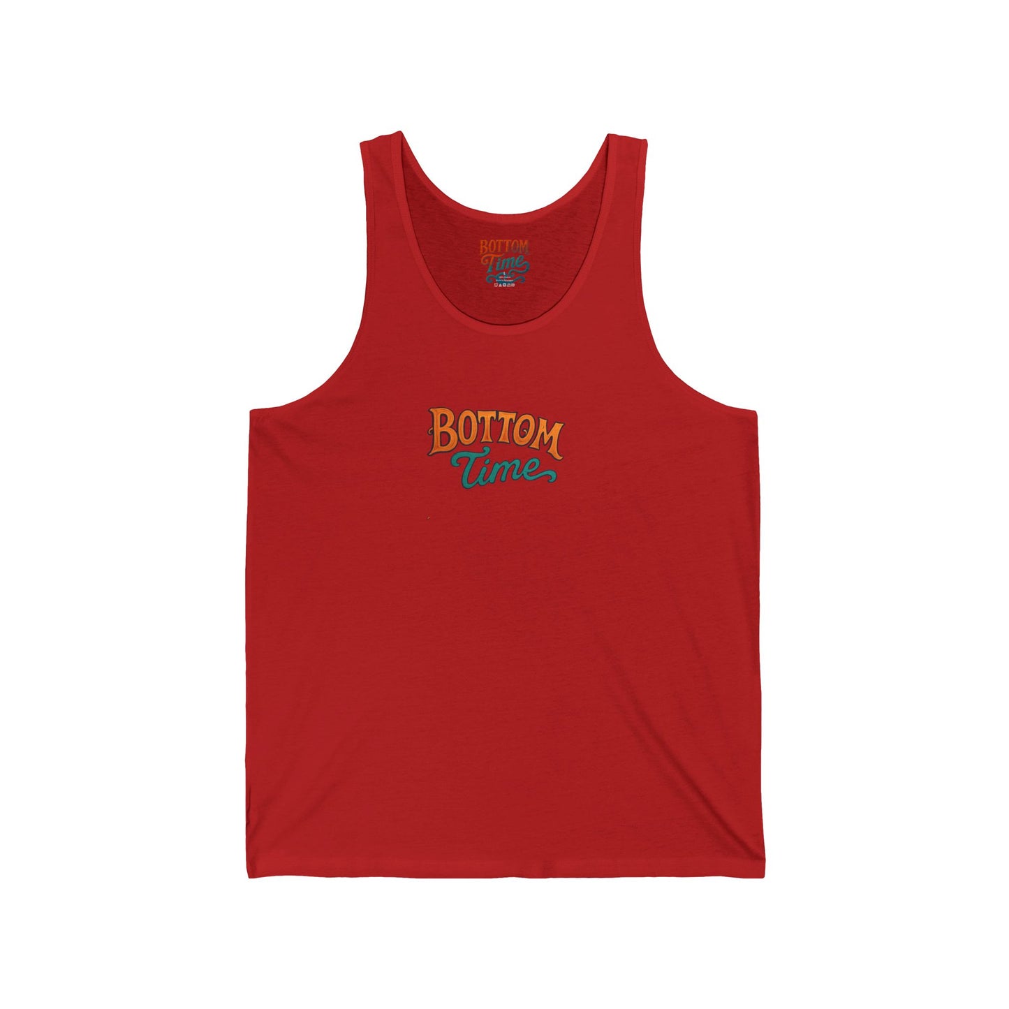 Ocean Themed Bottom Time Unisex Jersey Tank Top – Perfect for Beach Days