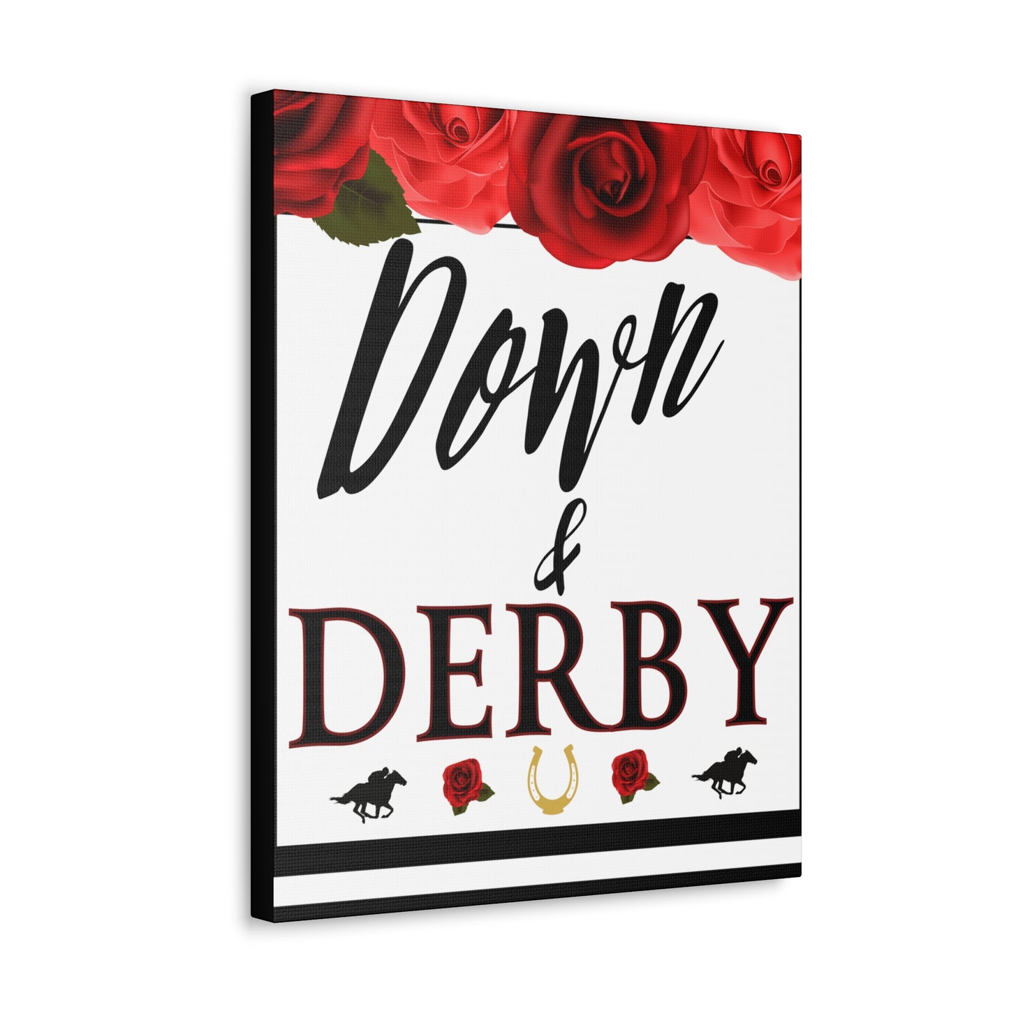 Kentucky Derby Canvas, Kentucky Party Welcome sign,  Kentucky Derby Party, Down and Derby