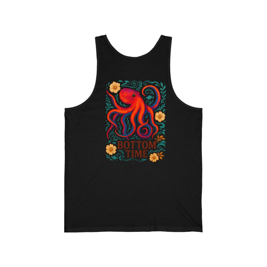 Vibrant Octopus Tank - Artistic Summer Wear, beach wear, summer tank, octopus lover gift