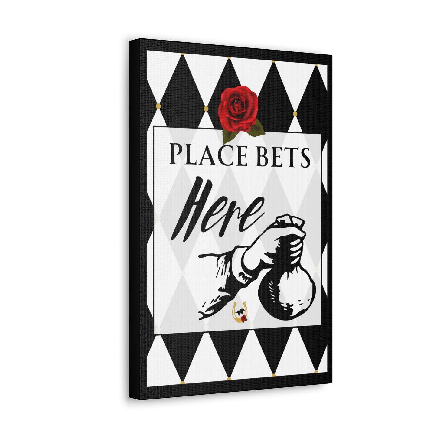 Kentucky Derby Canvas, Kentucky Party Welcome sign,  Kentucky Derby Party, Down and Derby, Place your Bets Here