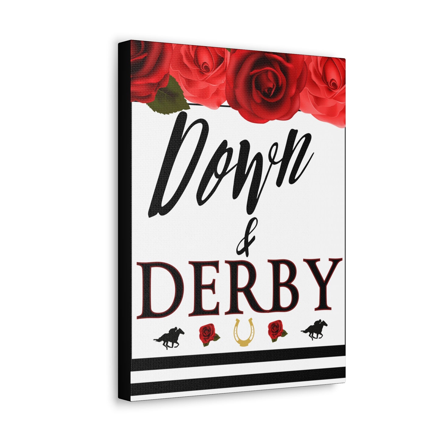 Kentucky Derby Canvas, Kentucky Party Welcome sign,  Kentucky Derby Party, Down and Derby