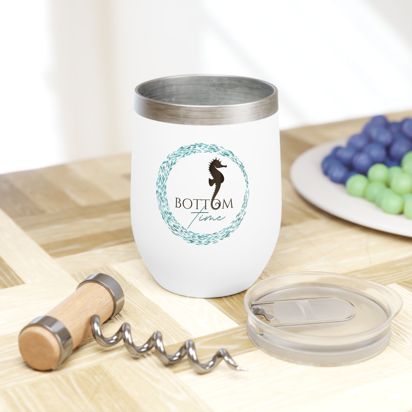 Sea horse Chill Wine Tumbler