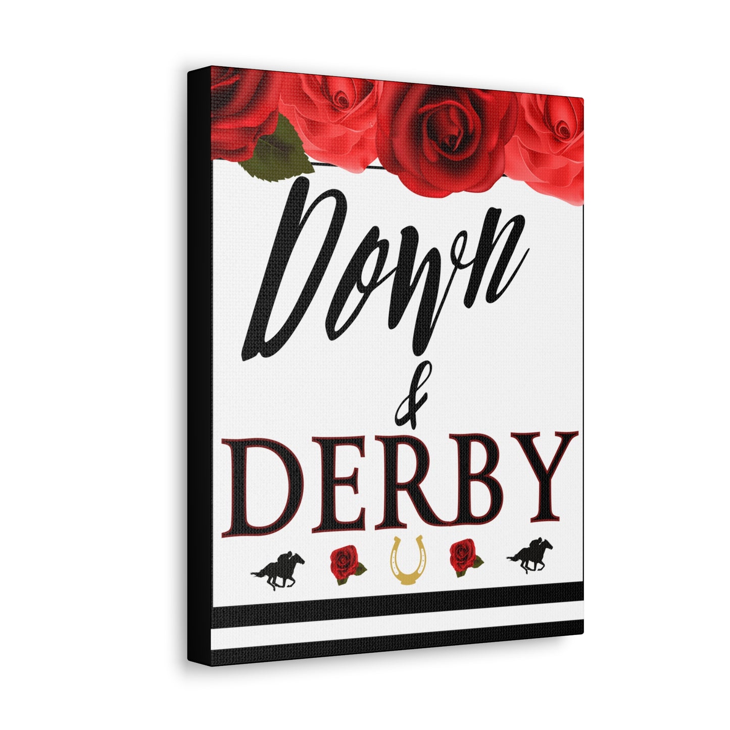 Kentucky Derby Canvas, Kentucky Party Welcome sign,  Kentucky Derby Party, Down and Derby