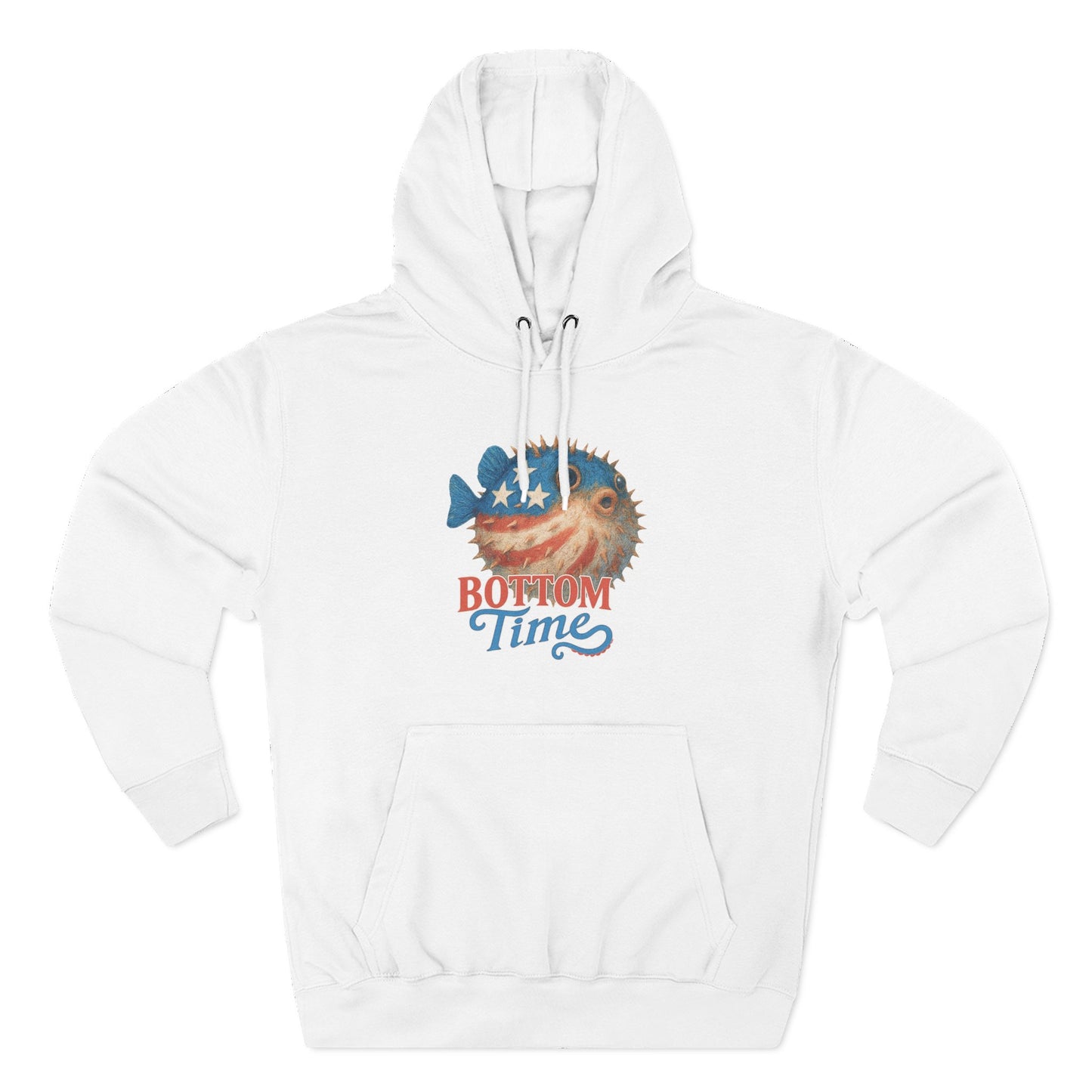 July 4th hoodie, Patriotic Hoodie, Cozy Fleece Hoodie with Fish Design - Perfect for Fishing Lovers, Outdoor Adventures, Gift for Him or Her, Bottom Time Hoodie, Casual Wear