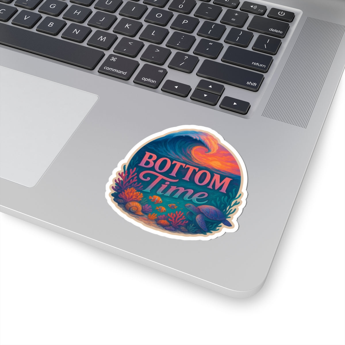 Vibrant Ocean-Themed Kiss-Cut Stickers, Perfect for Beach Lovers, Laptop Decor, Planner Accessories, Gift for Divers, Summer Vibes