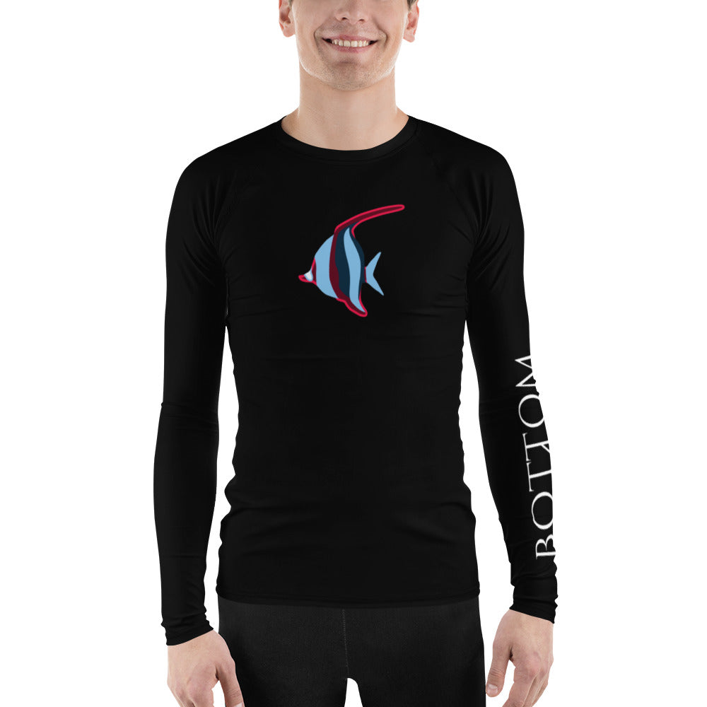 Bottom Time™ Eco-Friendly Men's Rash Guard, Custom, Sets, Fish