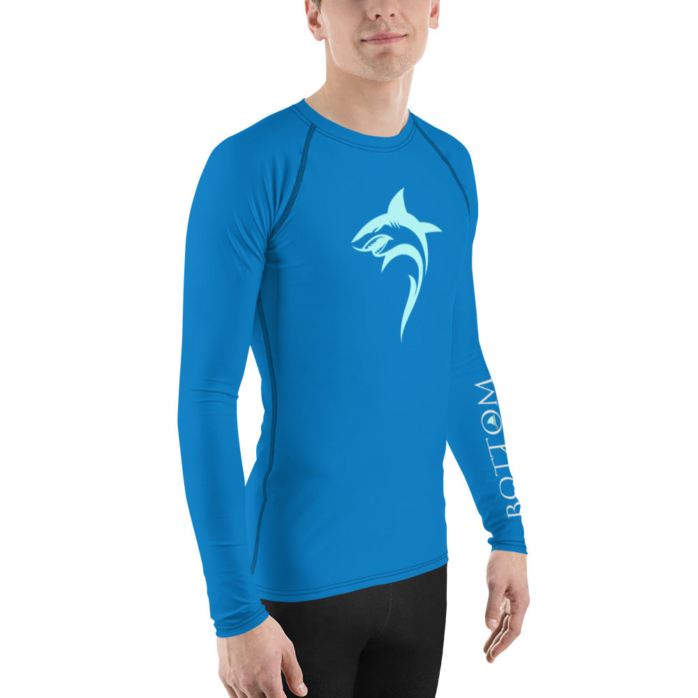 Bottom Time™ Eco-Friendly Men's Rash Guard, Custom, Shark, Sets