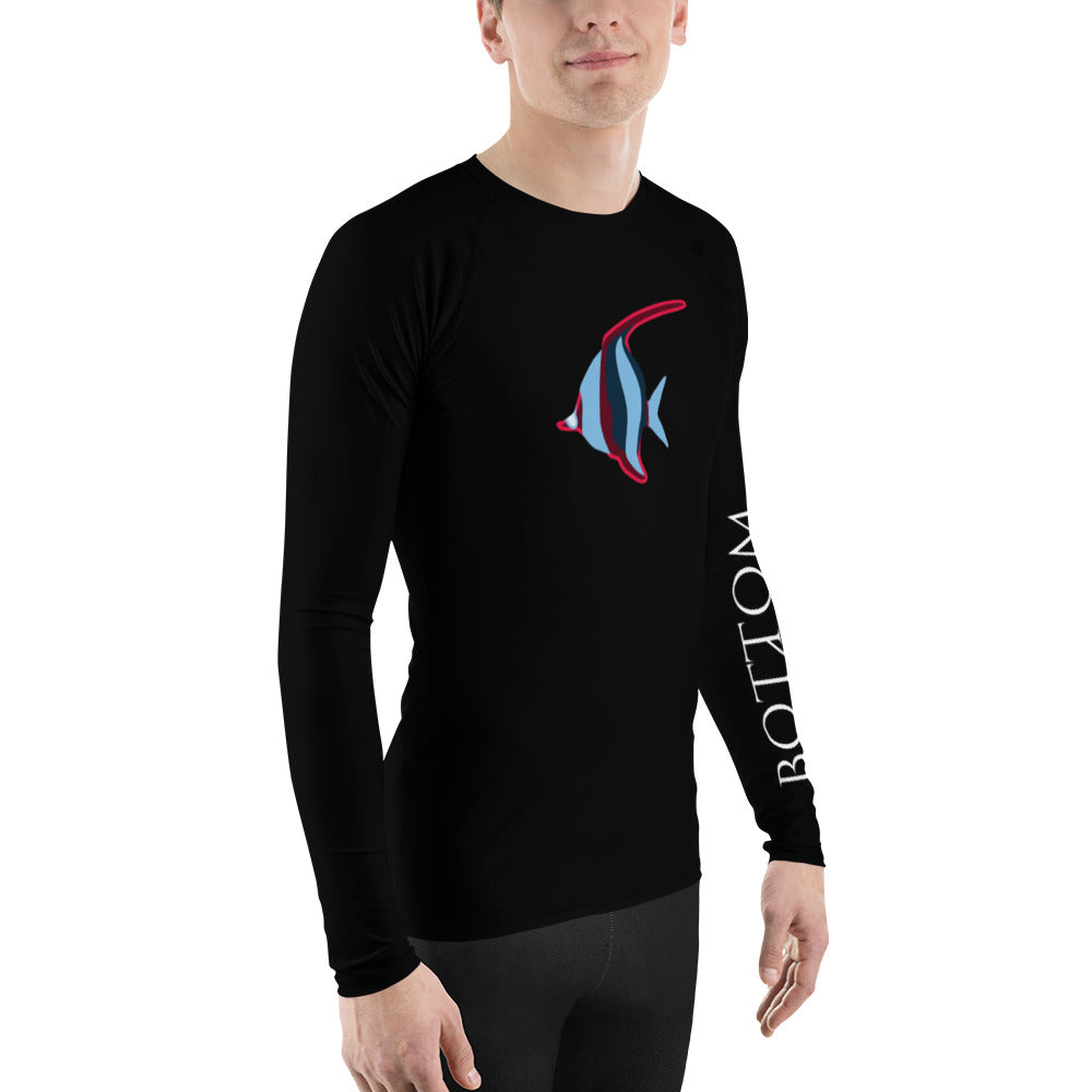 Bottom Time™ Eco-Friendly Men's Rash Guard, Custom, Sets, Fish