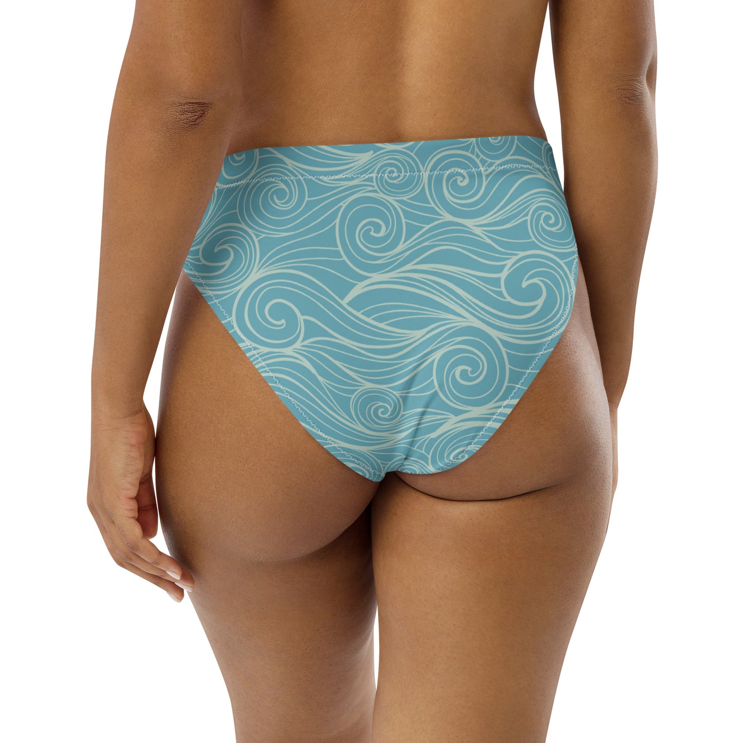 Bottom Time™ Eco-Friendly Recycled High-Waisted Bikini, Dolphin