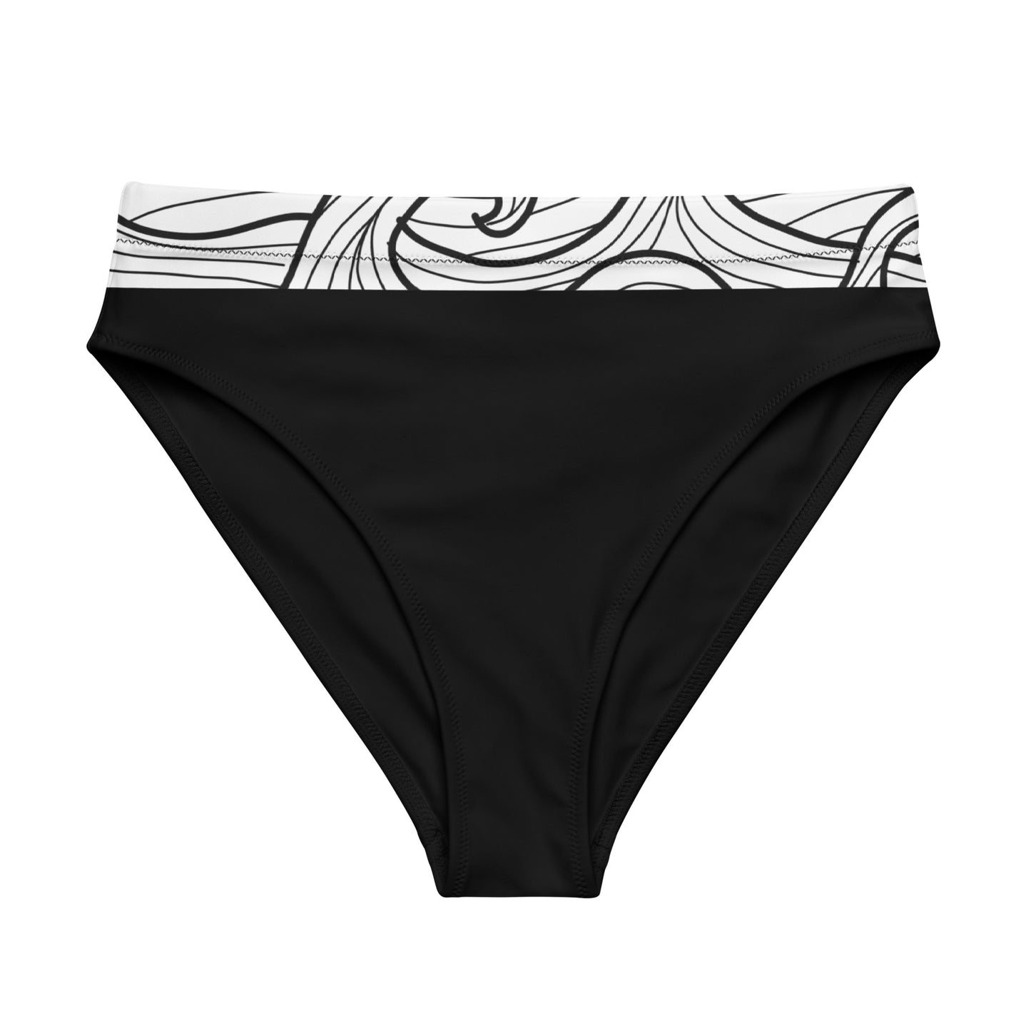 Bottom Time™ Eco-Friendly Recycled High-Waisted Bikini, Compass