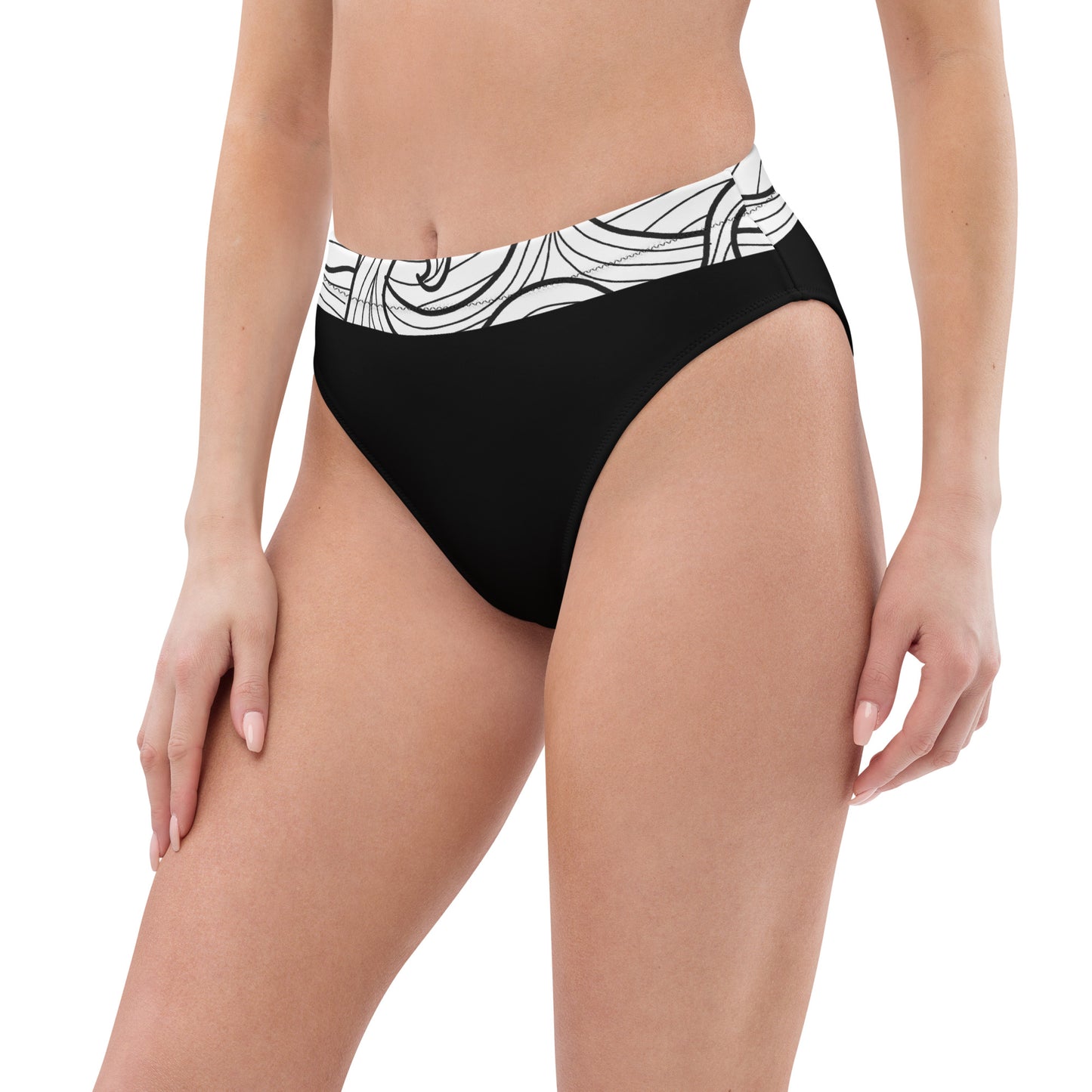 Bottom Time™ Eco-Friendly Recycled High-Waisted Bikini, Compass