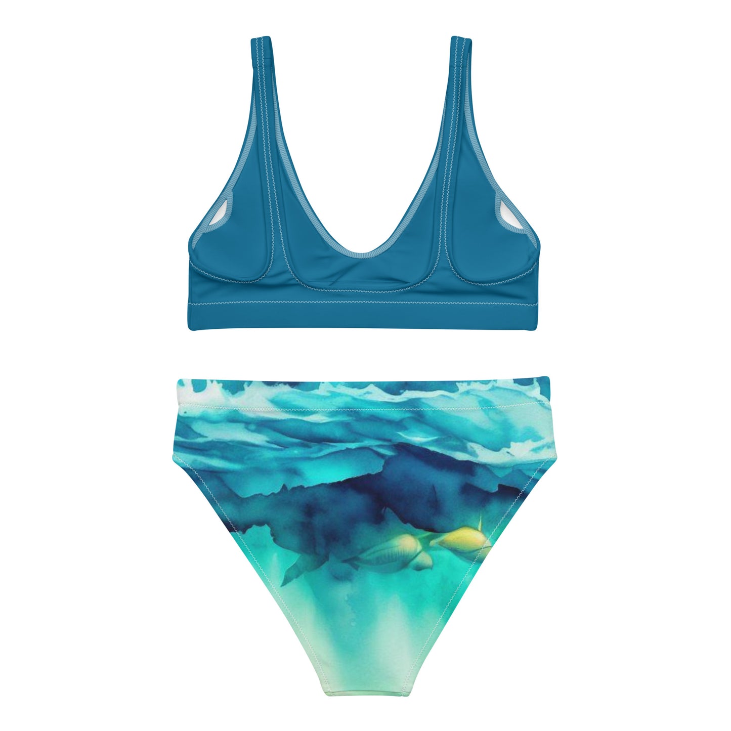 Bottom Time™ Recycled high-waisted Sport Bikini, Set