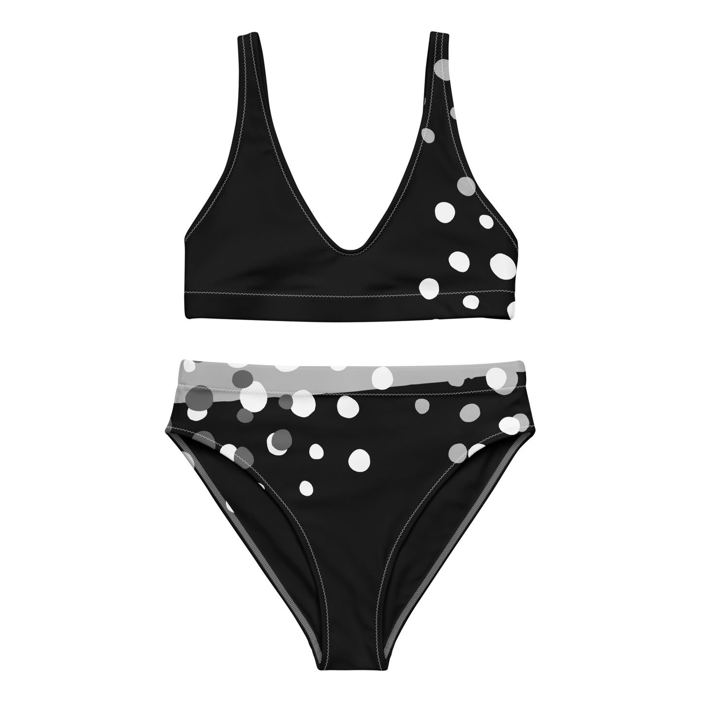 Bottom Time™ Recycled high-waisted Sport Bikini, Set