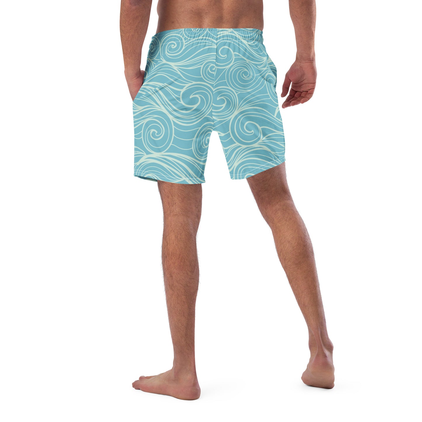 Bottom Time™ Eco-Friendly Men's Swim Trunks, Dolphin