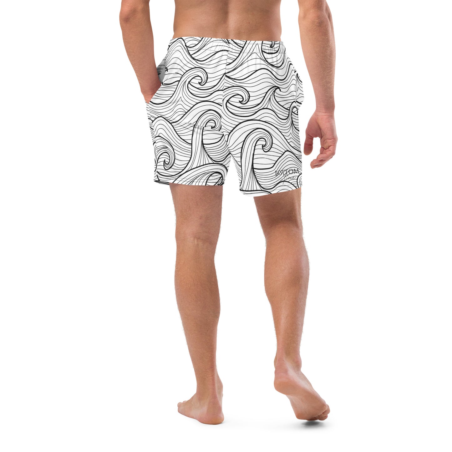 Bottom Time™ Eco-Friendly Men's Swim Trunks, Compass