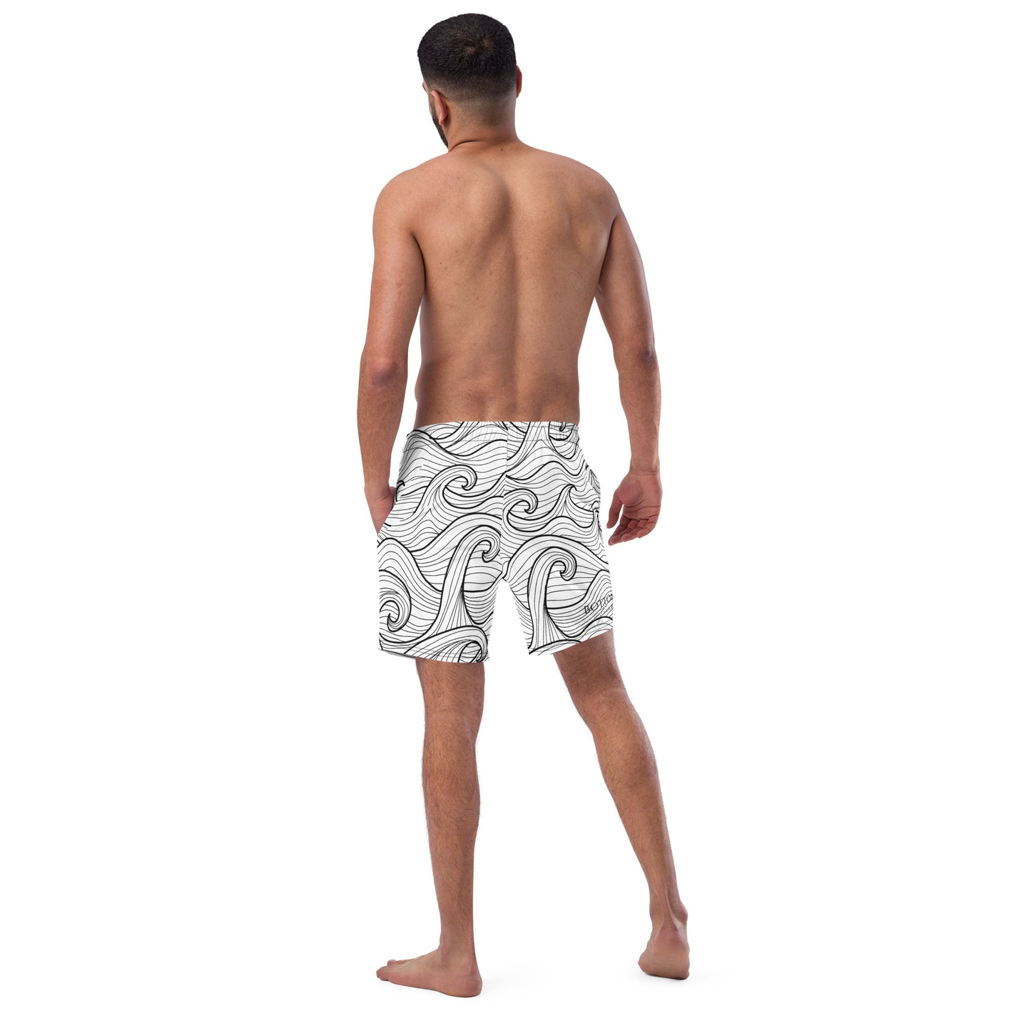 Bottom Time™ Eco-Friendly Men's Swim Trunks, Compass