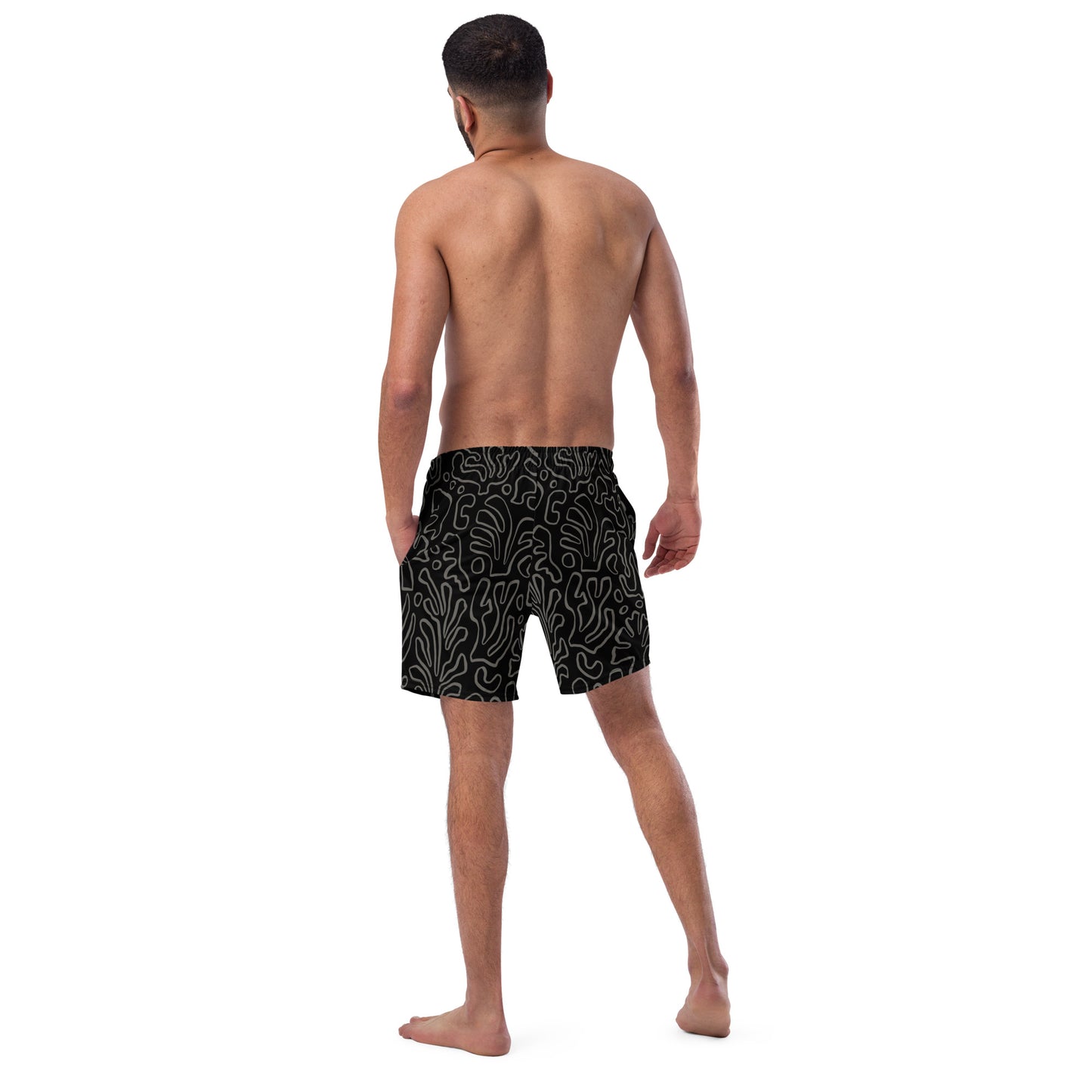 Bottom Time™ Eco-Friendly Men's Swim Trunks, Black