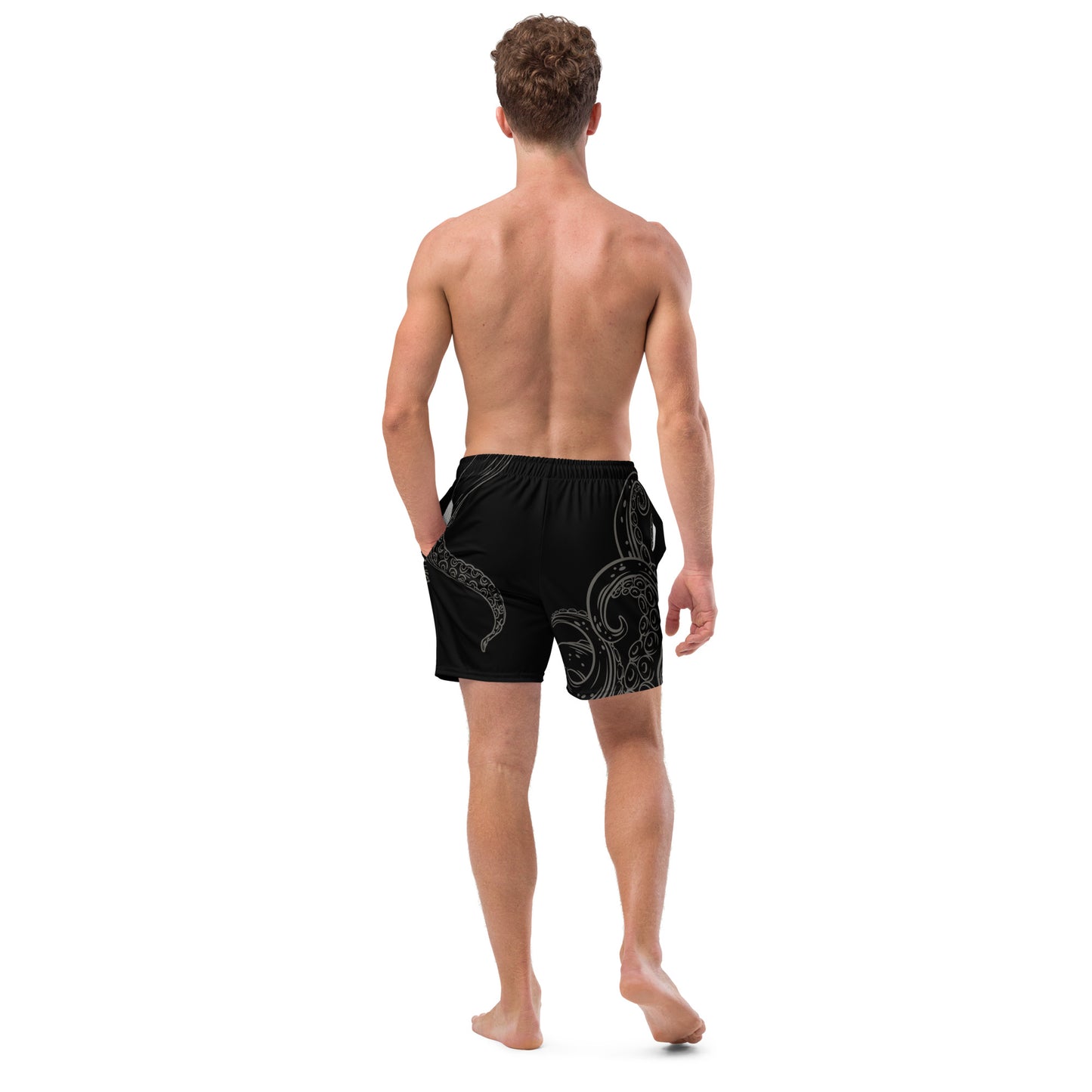 Bottom Time™ Eco-Friendly Men's Swim Trunks, Octopus