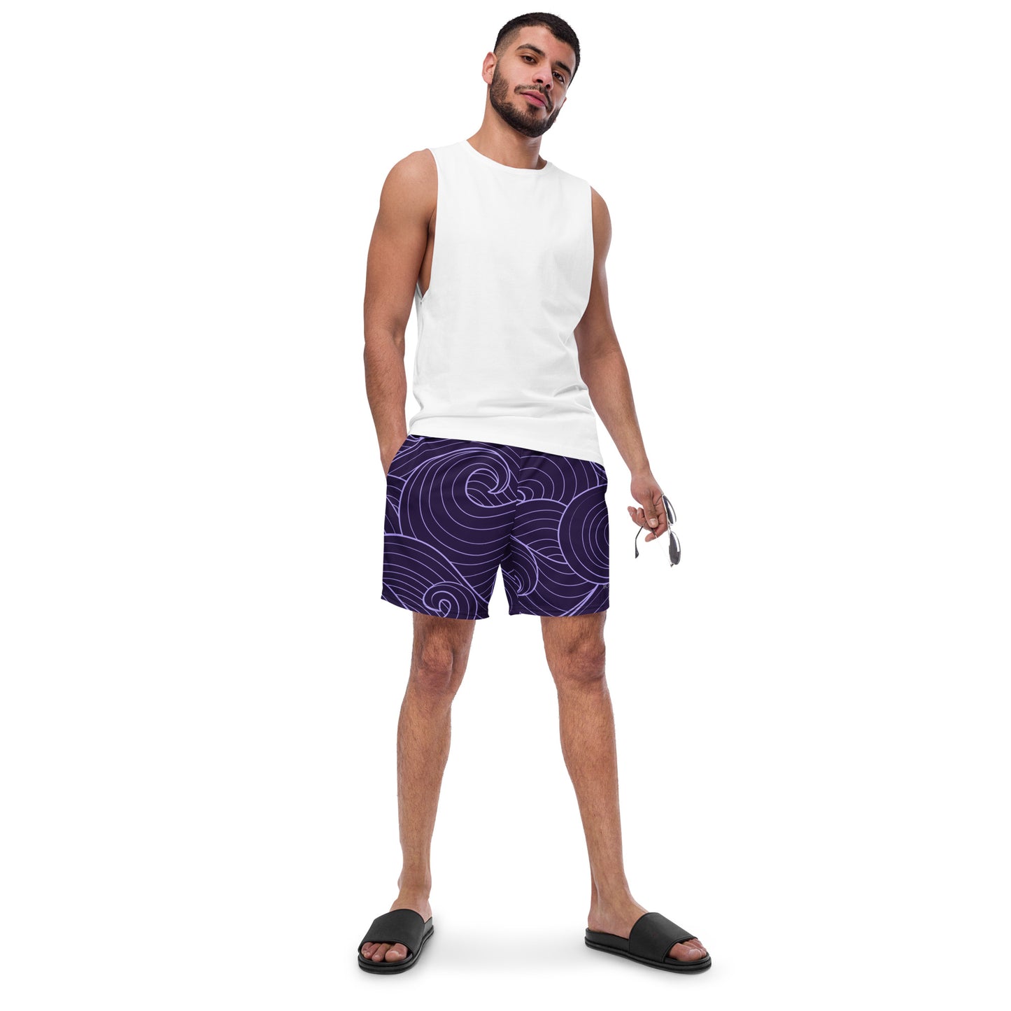 Bottom Time™ Eco-Friendly Men's Swim Trunks, Whale