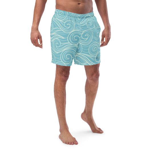 Bottom Time™ Eco-Friendly Men's Swim Trunks, Dolphin