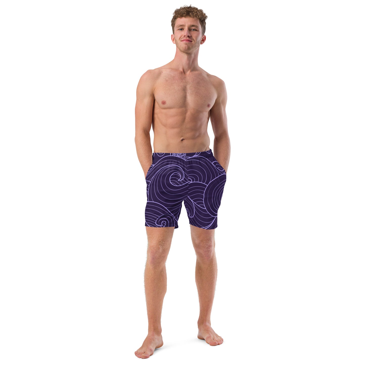 Bottom Time™ Eco-Friendly Men's Swim Trunks, Whale