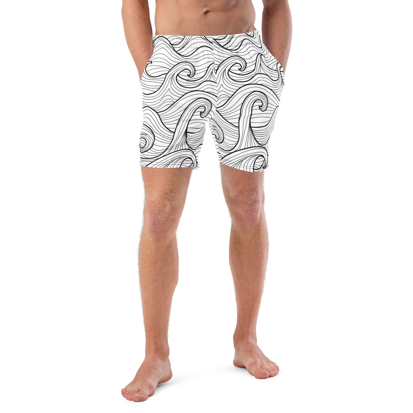 Bottom Time™ Eco-Friendly Men's Swim Trunks, Compass