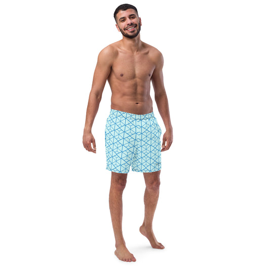 Bottom Time™ Eco-Friendly Men's Swim Trunks, Custom, Shark