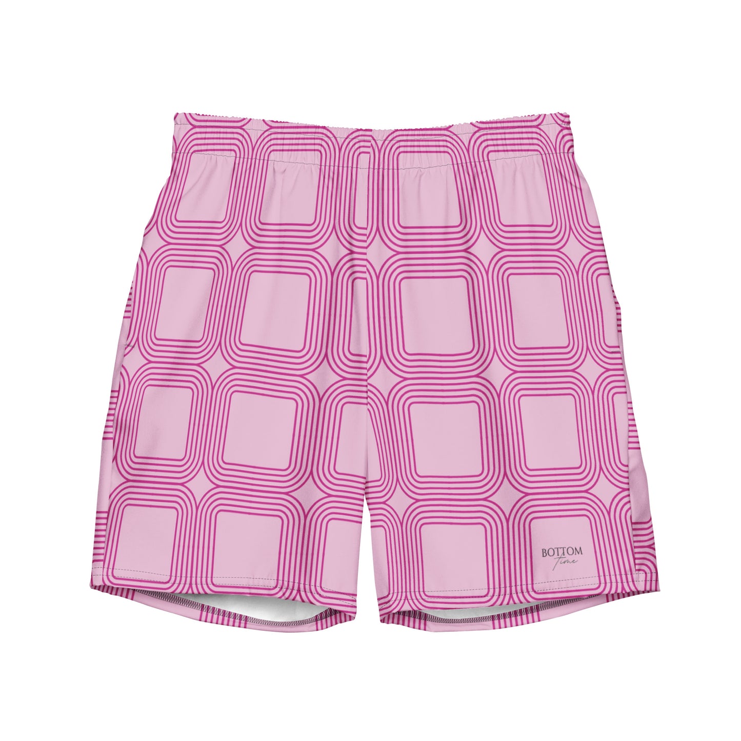 Bottom Time™ Eco-Friendly Men's Swim Trunks, Pink