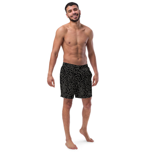 Bottom Time™ Eco-Friendly Men's Swim Trunks, Black