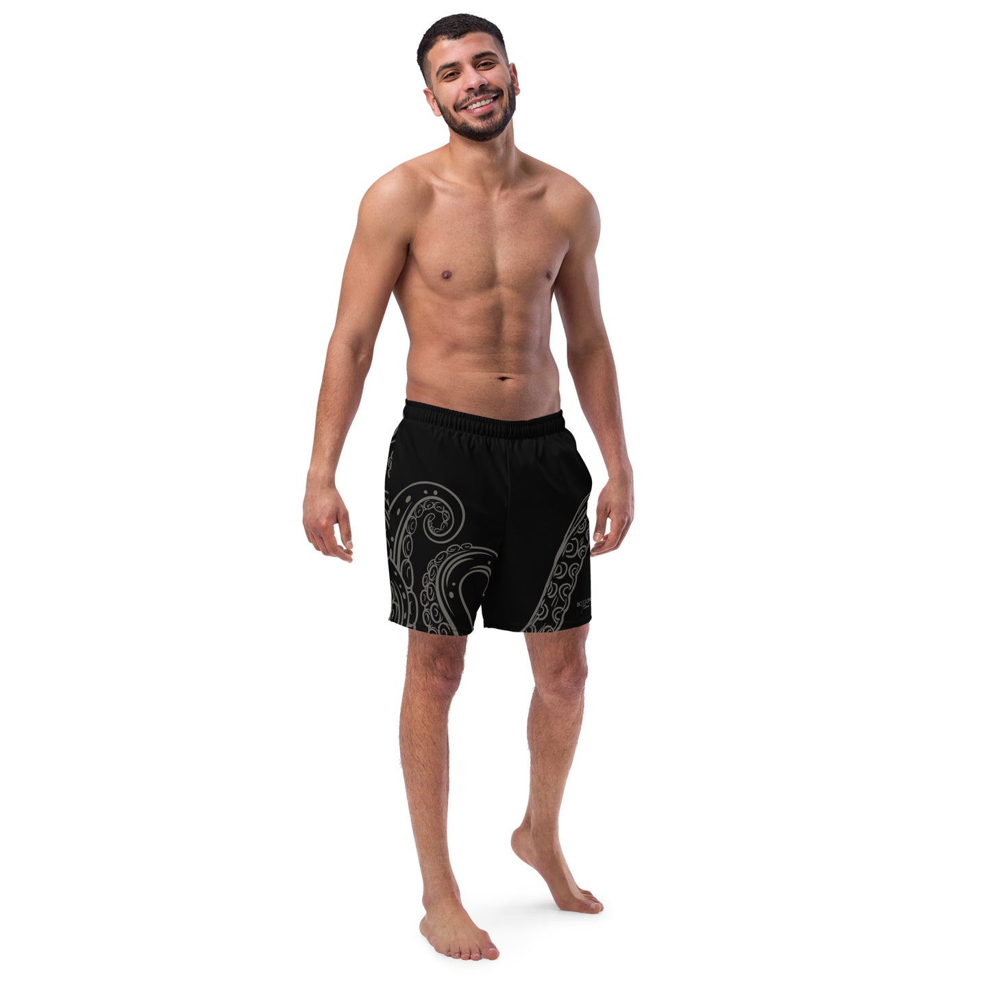 Bottom Time™ Eco-Friendly Men's Swim Trunks, Octopus