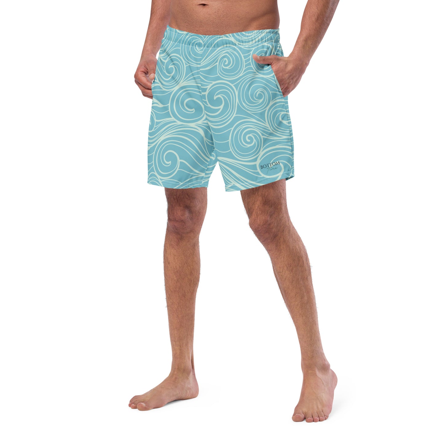 Bottom Time™ Eco-Friendly Men's Swim Trunks, Dolphin