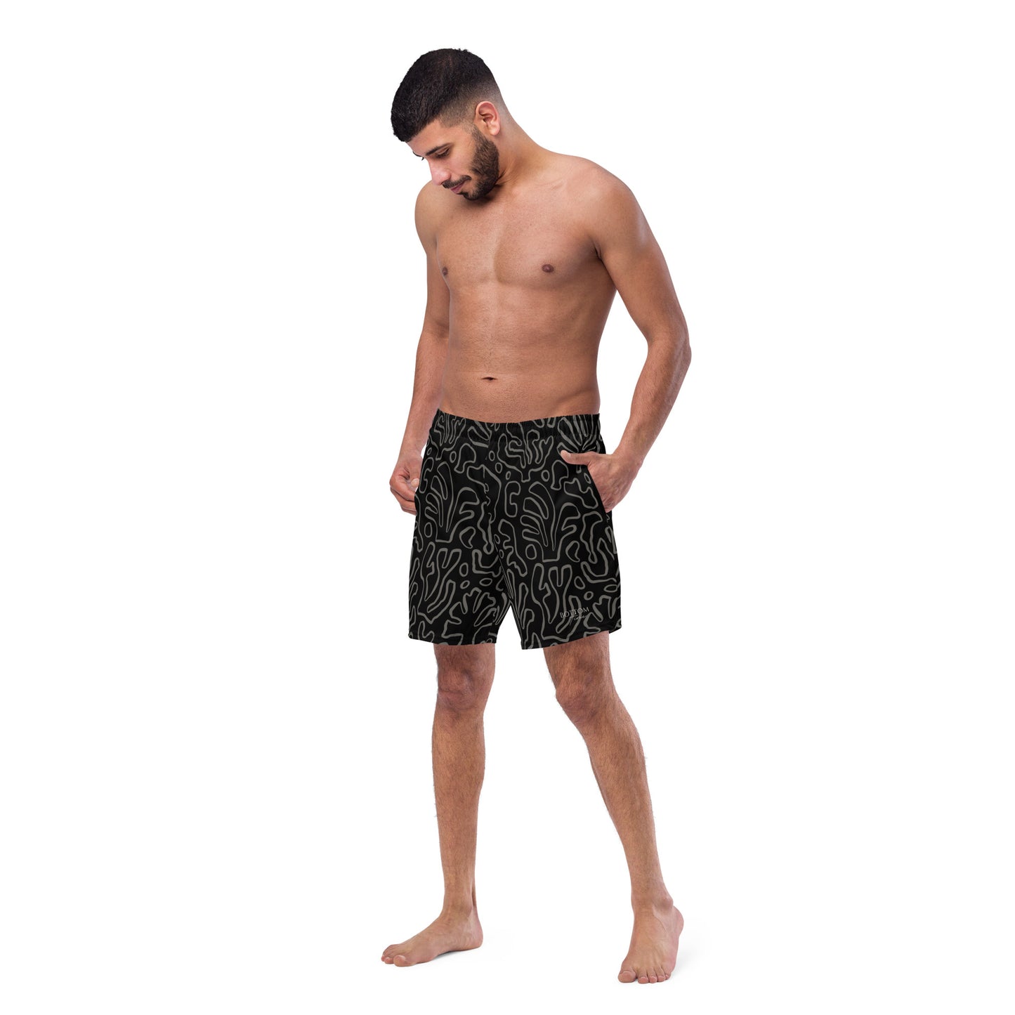 Bottom Time™ Eco-Friendly Men's Swim Trunks, Black