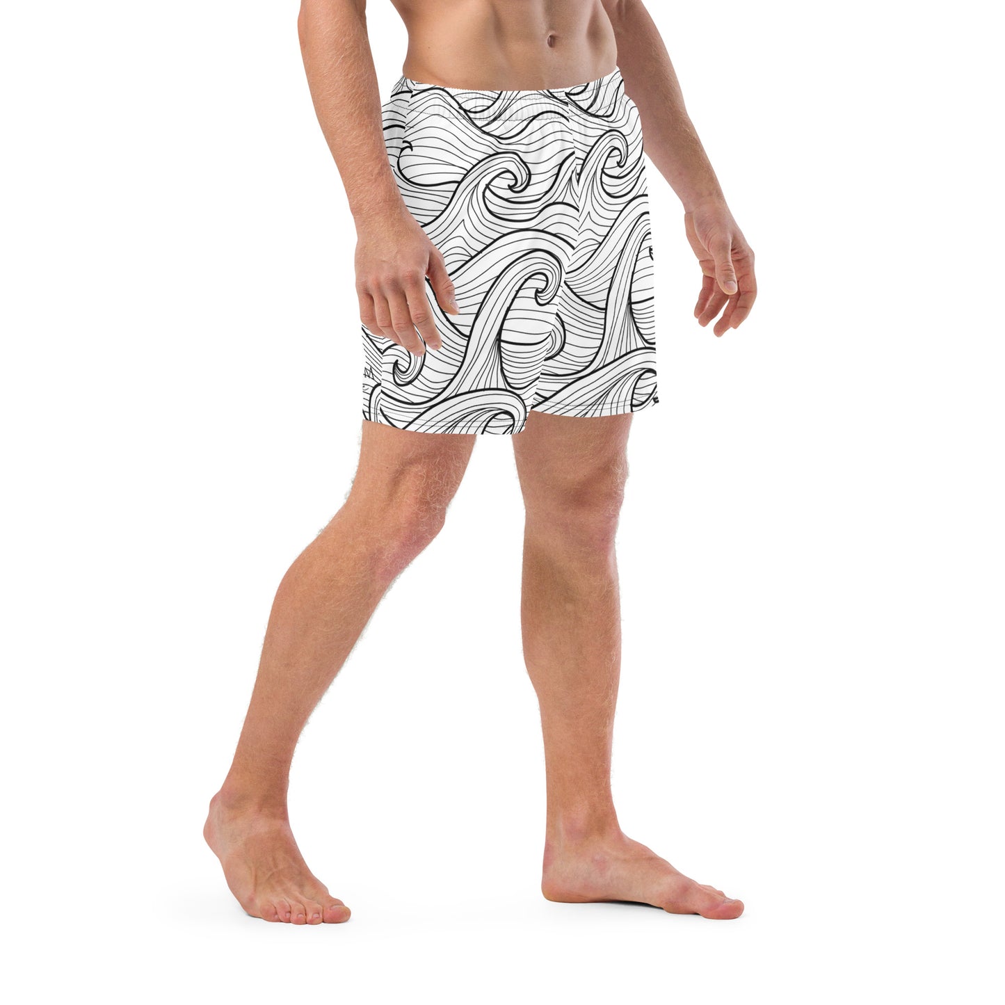 Bottom Time™ Eco-Friendly Men's Swim Trunks, Compass