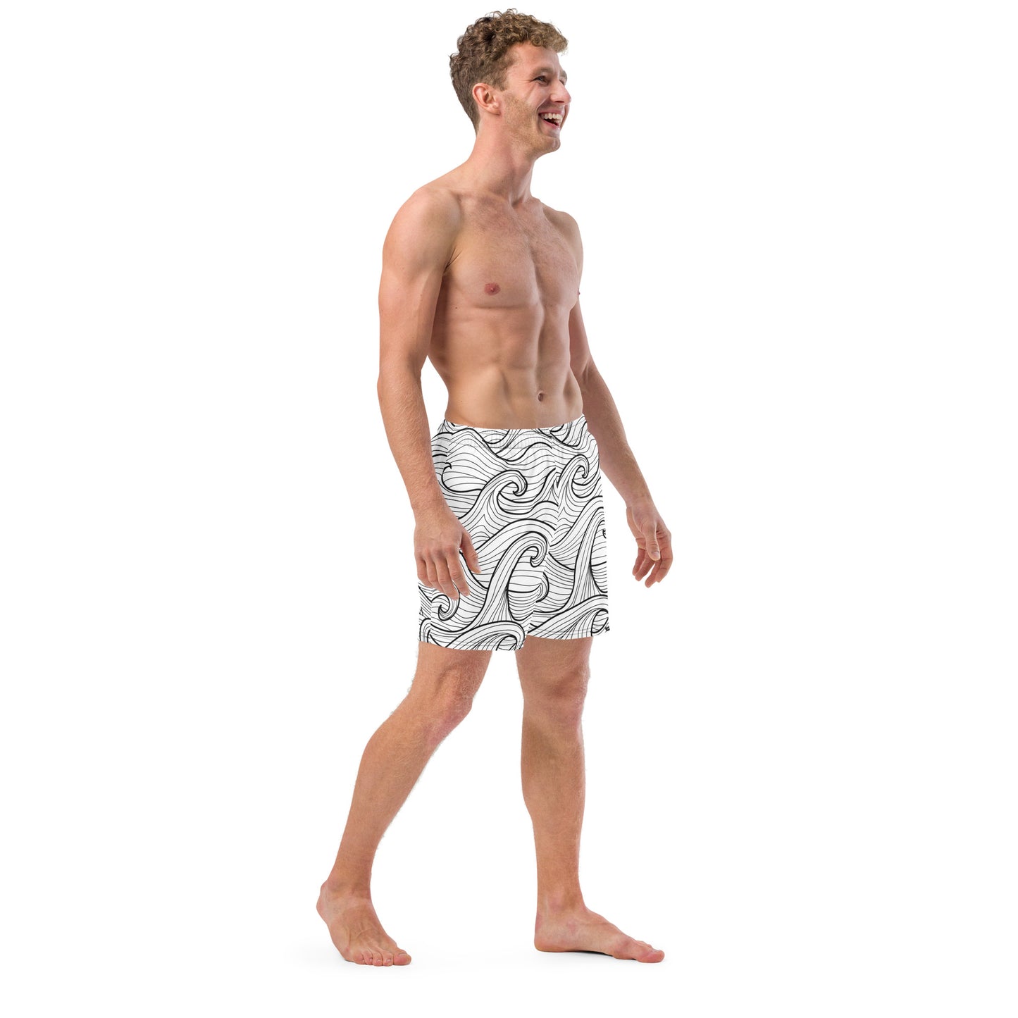 Bottom Time™ Eco-Friendly Men's Swim Trunks, Compass