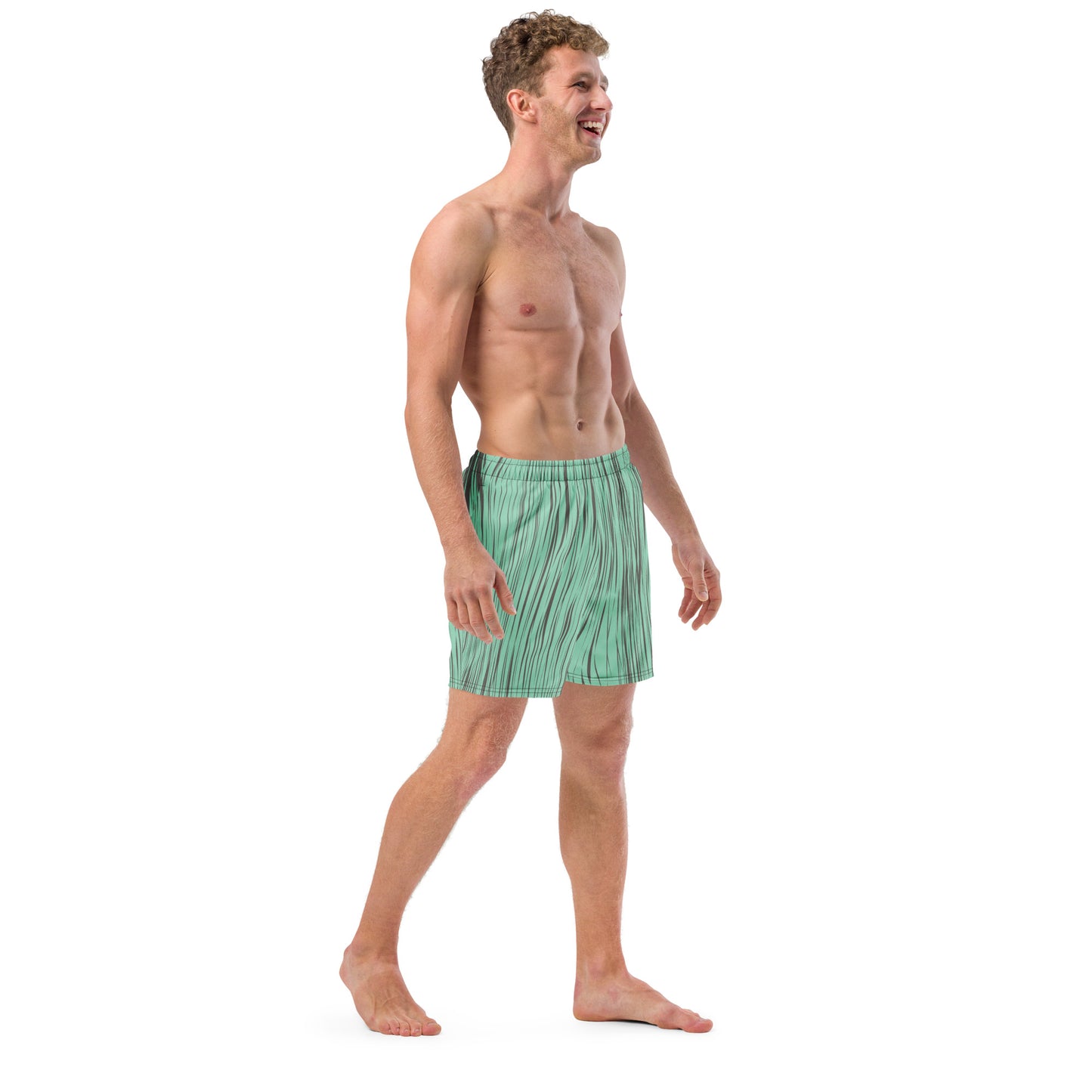 Bottom Time™ Eco-Friendly Men's Swim Trunks, Sea Turtle