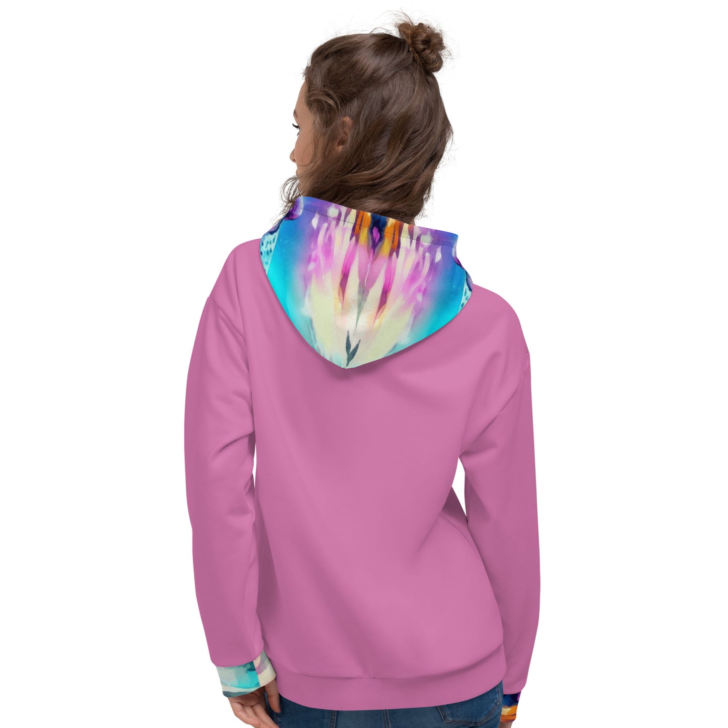 Bottom Time™ Eco-Friendly Unisex Hoodie, Watercolor