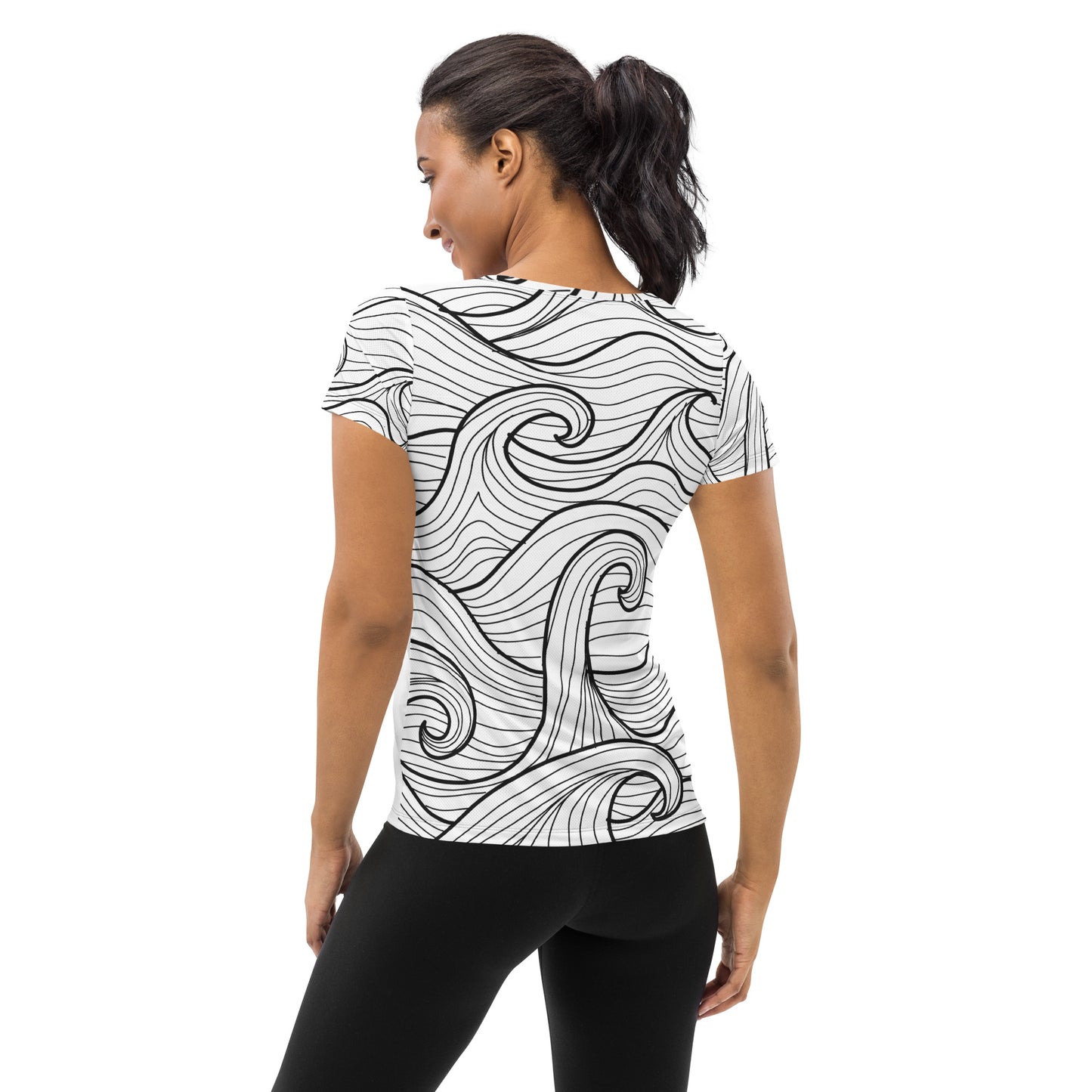 Bottom Time™Women's Athletic T-shirt, Compass