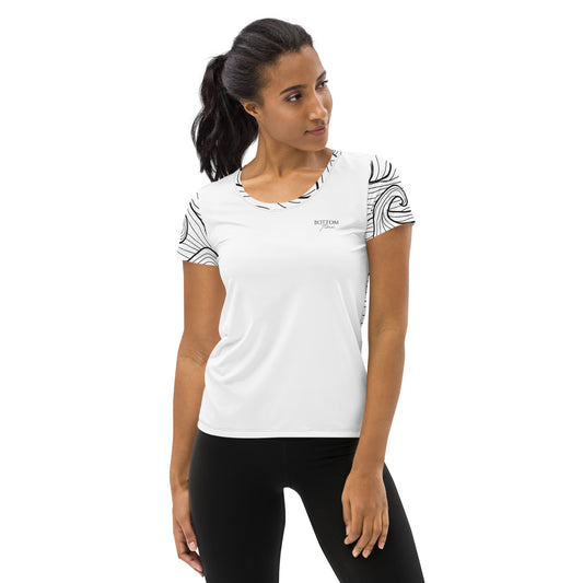 Bottom Time™Women's Athletic T-shirt, Compass