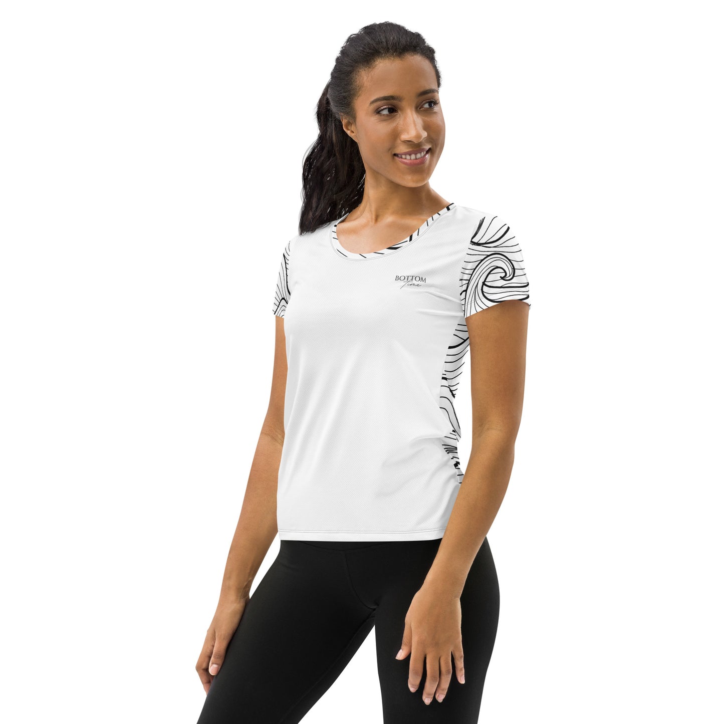 Bottom Time™Women's Athletic T-shirt, Compass