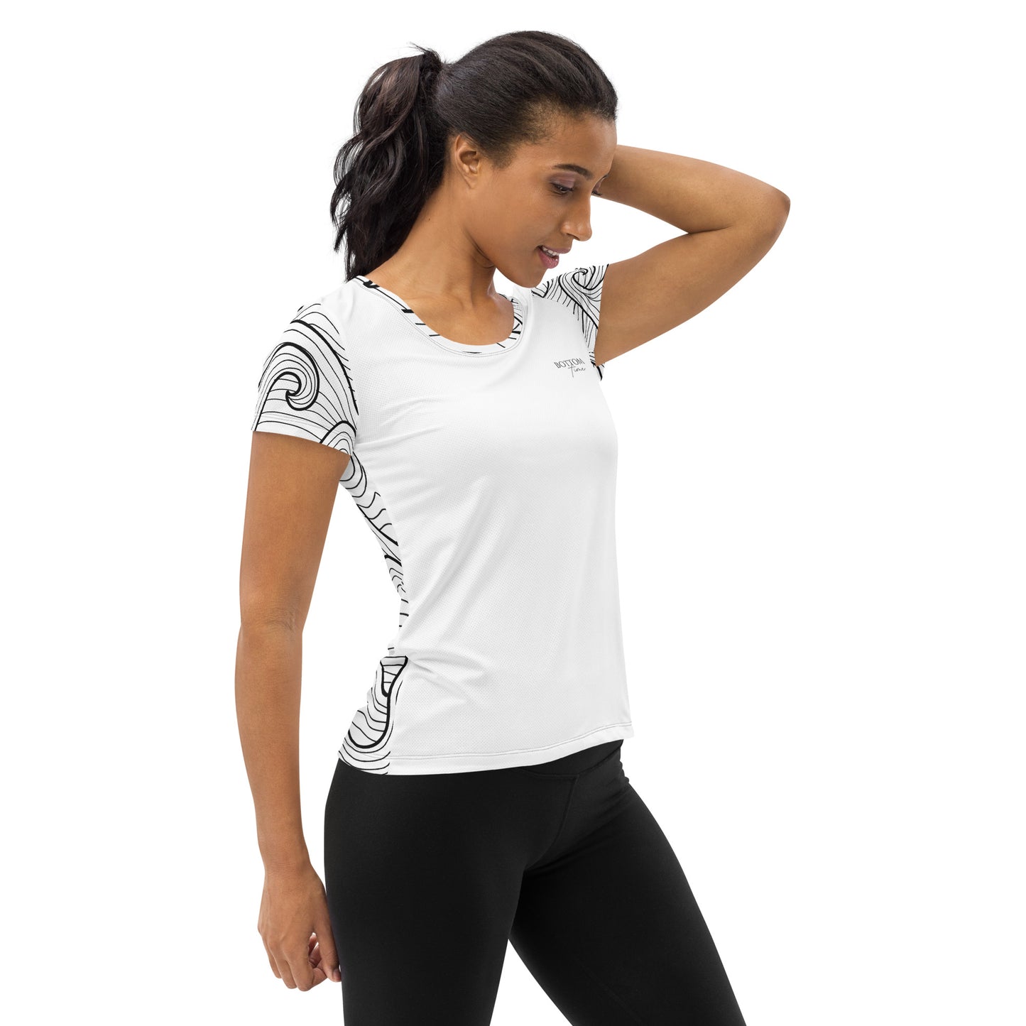 Bottom Time™Women's Athletic T-shirt, Compass