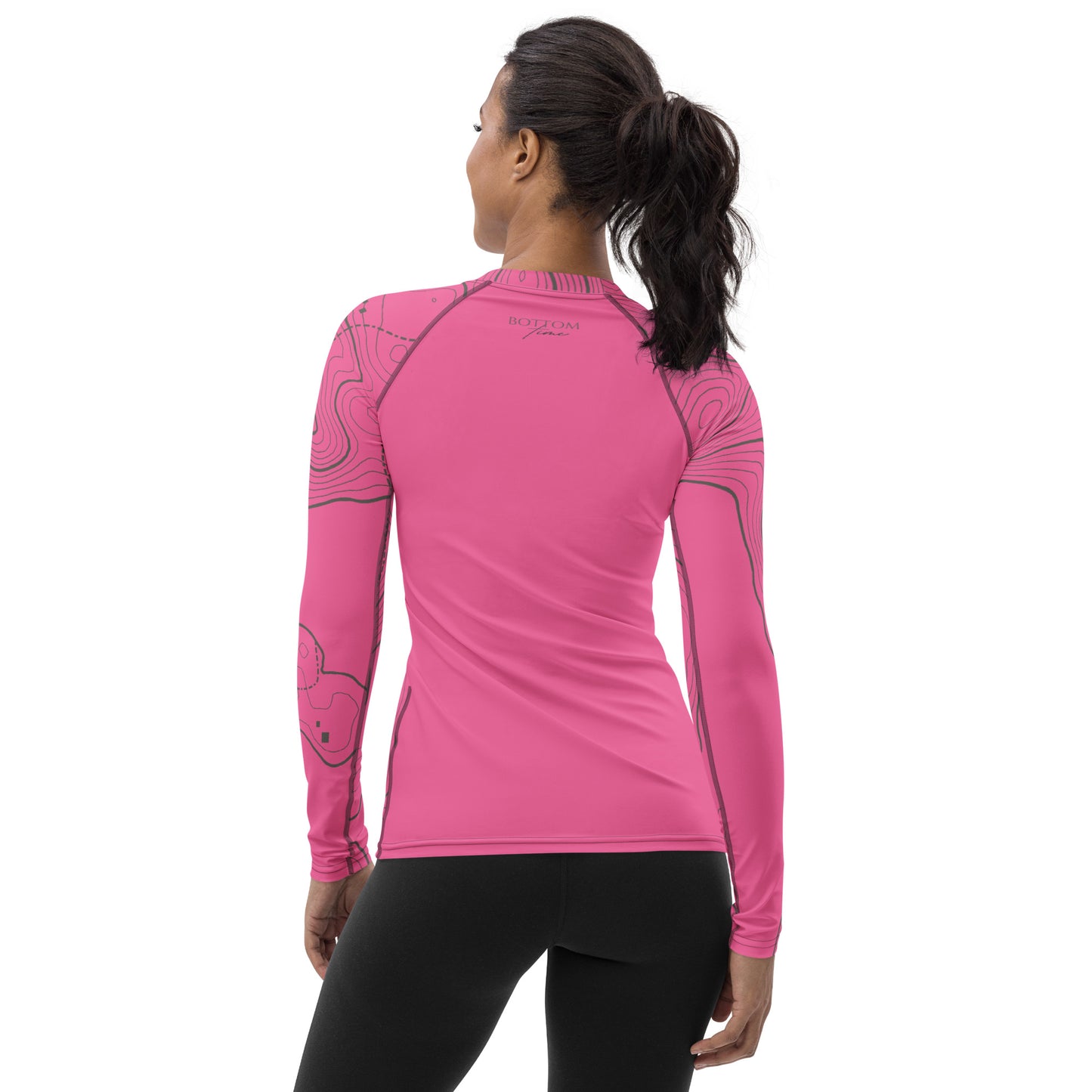 Bottom Time™ Eco-Friendly Women's Rash Guard, Ocean Floor, Pink, Sets