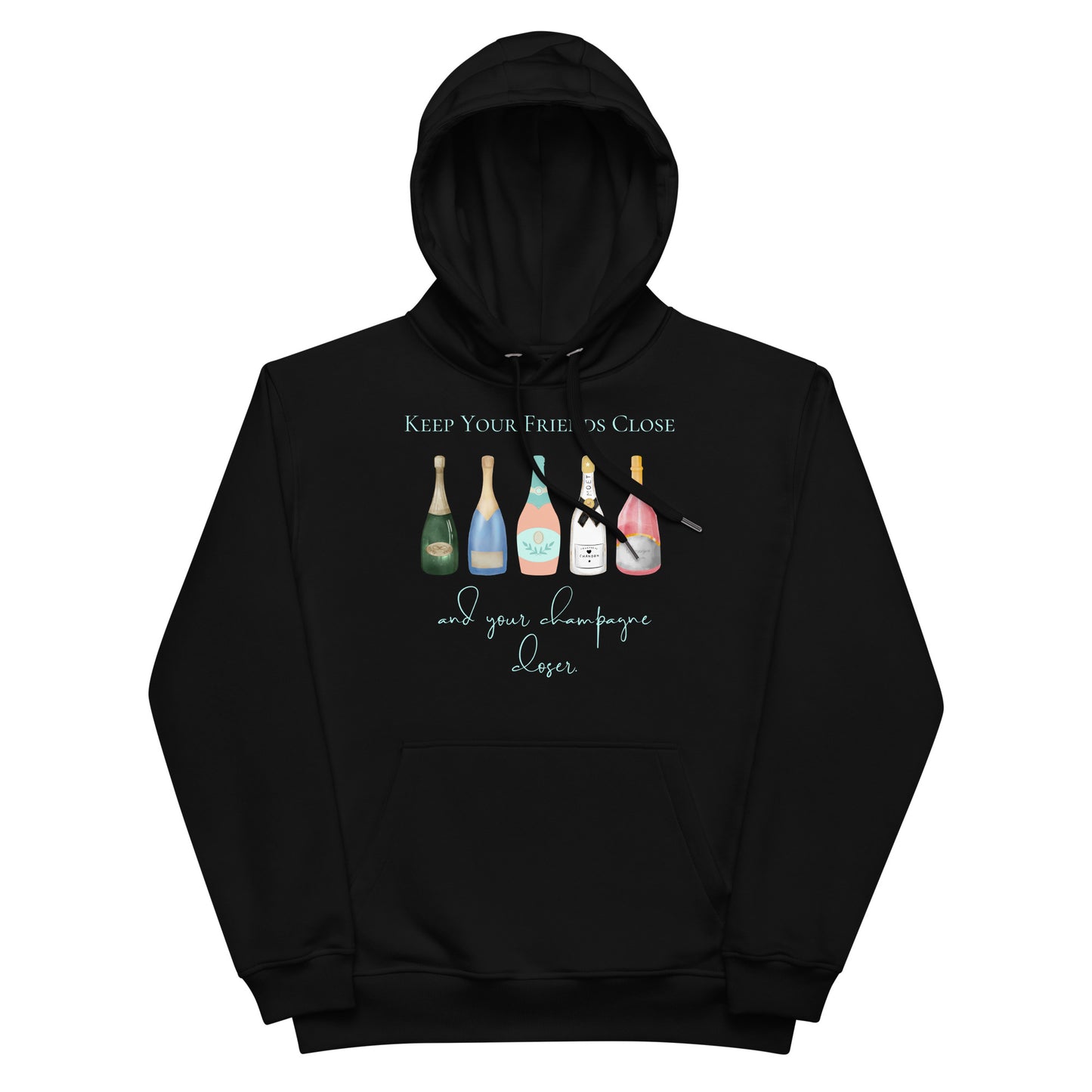 Champagne, Tiffany themed, Mothers Day, friend sweatshirt
