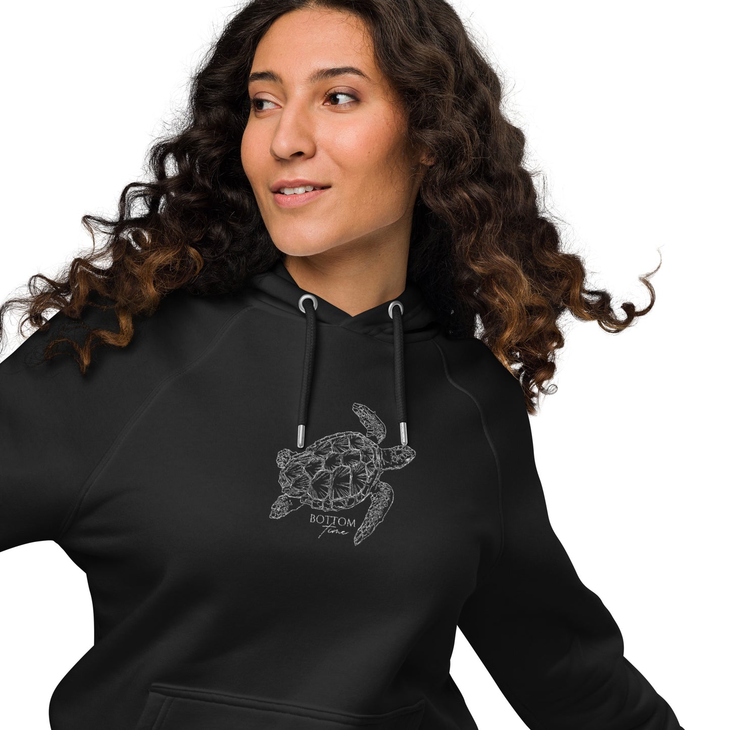 Bottom Time™ Eco-Friendly Unisex Hoodie, Sea Turtle