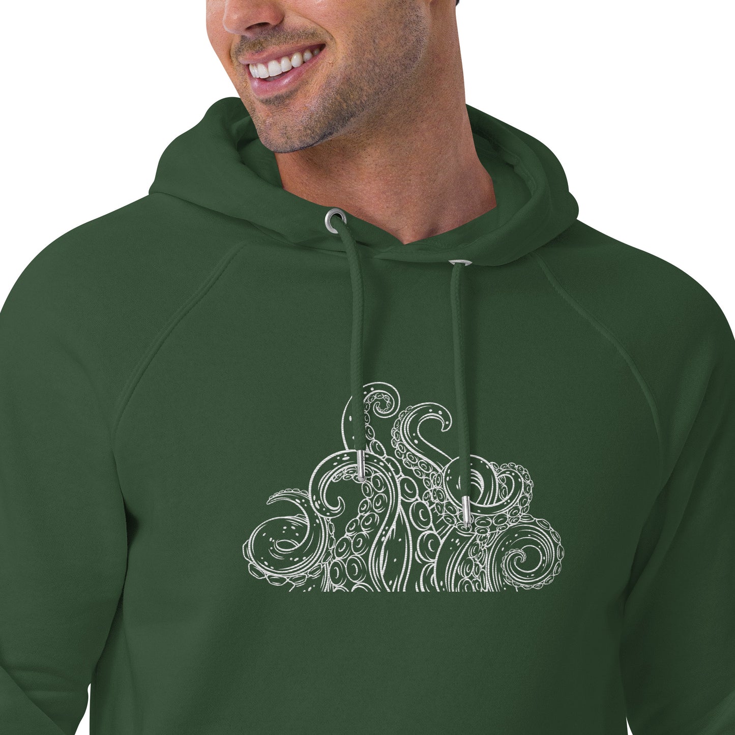 Bottom Time™ Eco-Friendly Unisex Hoodie, Octopus