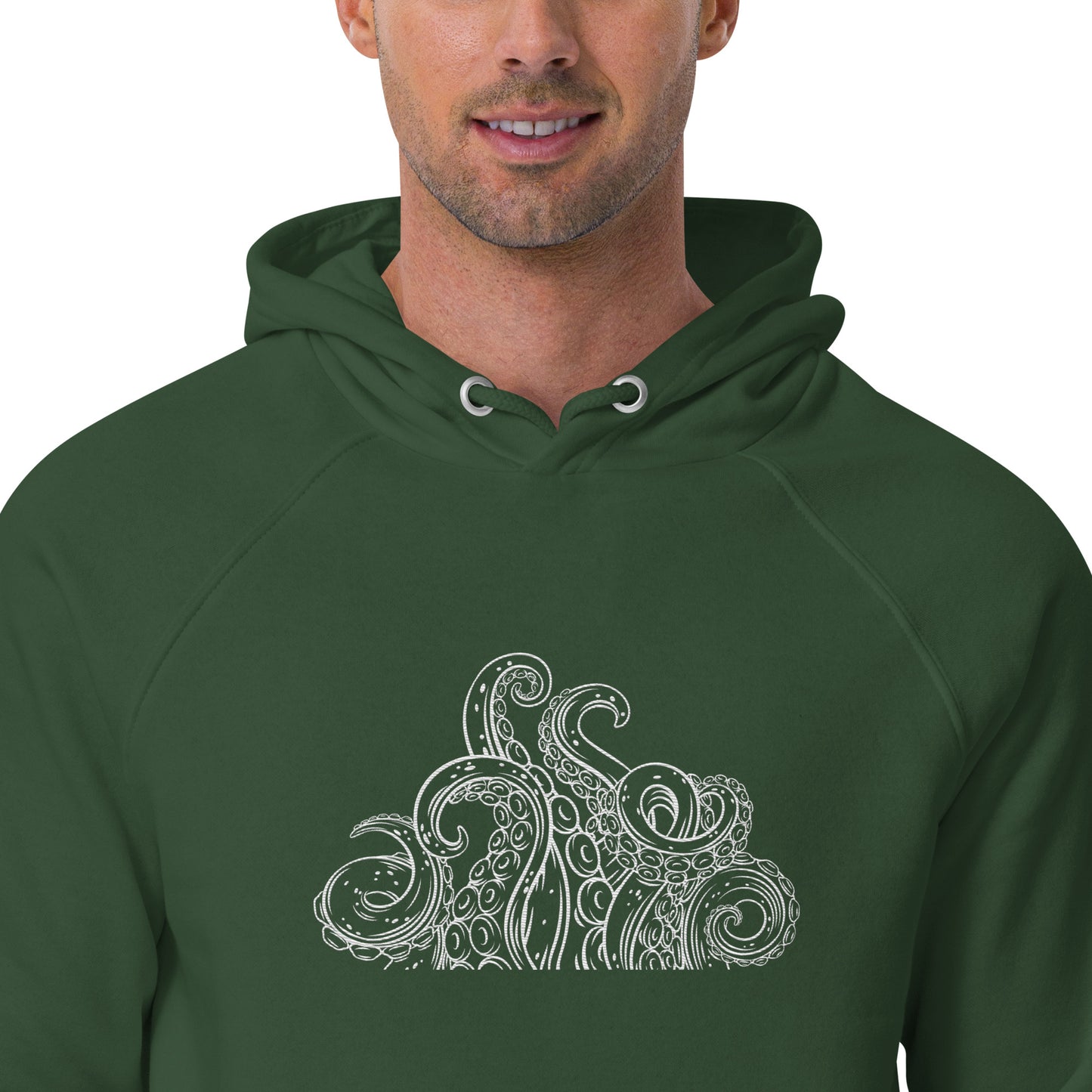 Bottom Time™ Eco-Friendly Unisex Hoodie, Octopus