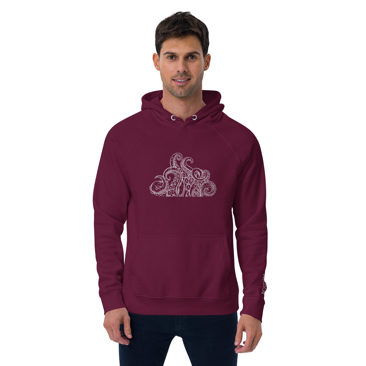 Bottom Time™ Eco-Friendly Unisex Hoodie, Octopus