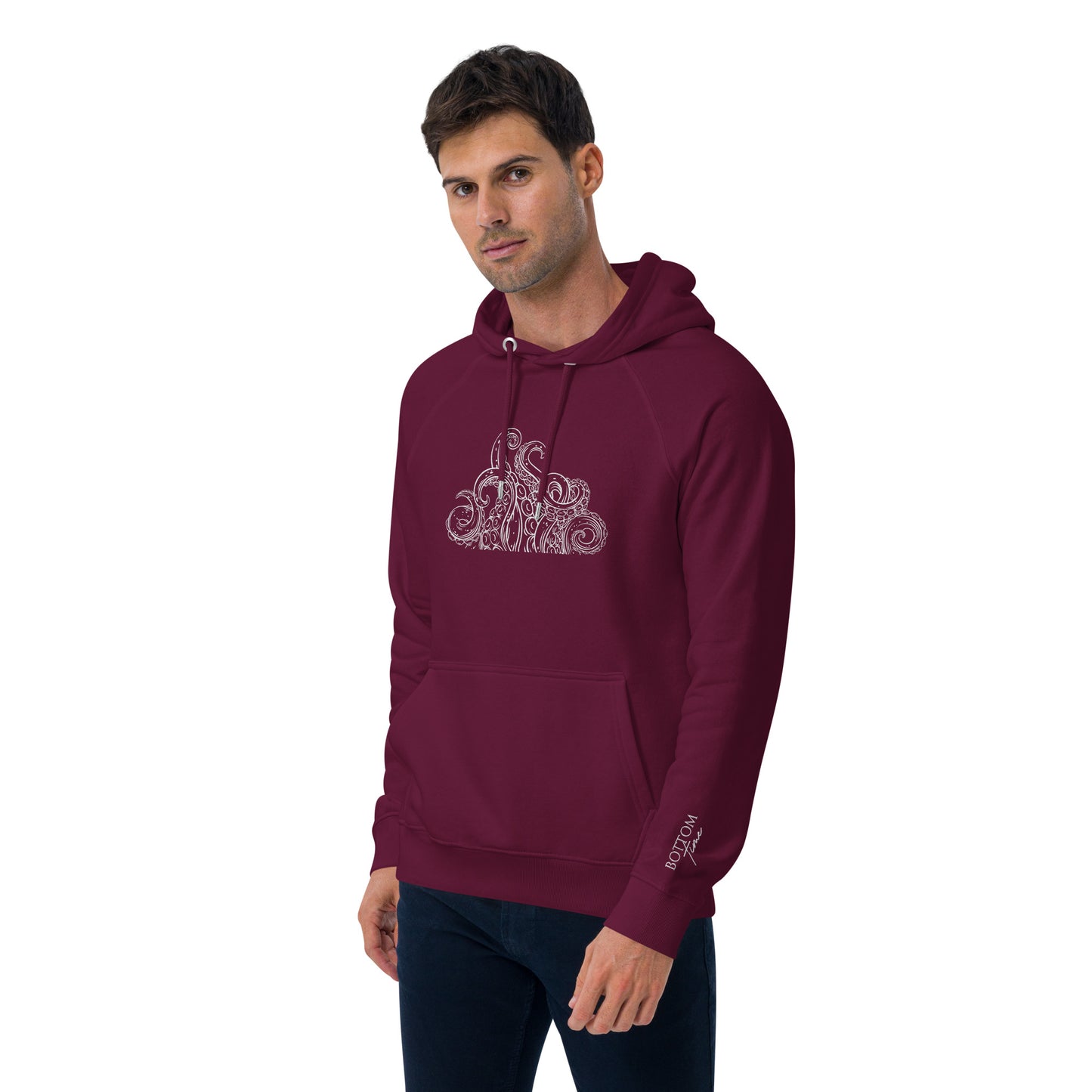 Bottom Time™ Eco-Friendly Unisex Hoodie, Octopus